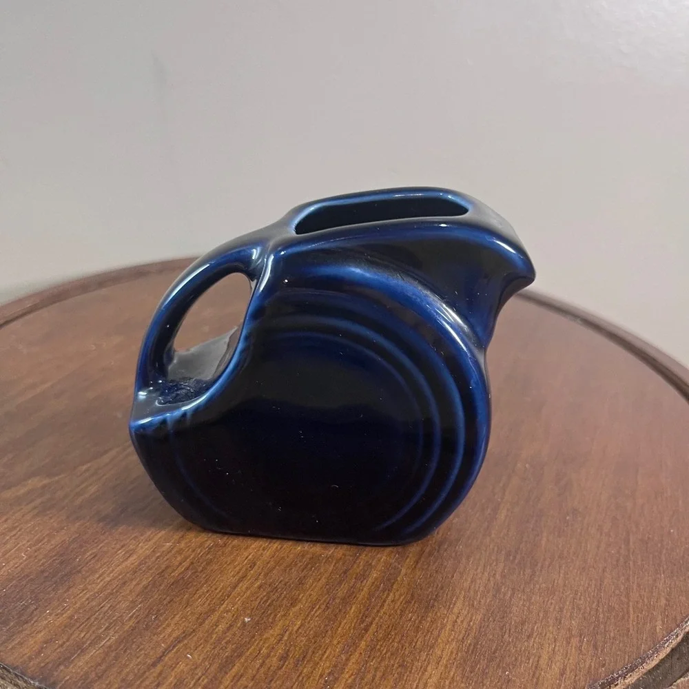 Fiesta Mini Disc Pitcher West Virginia University WVU Cobalt Blue